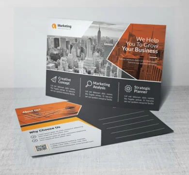Postcard cards designning and printing at paradigm Graphics Boston MA